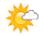 Sunny, with a cloud or two